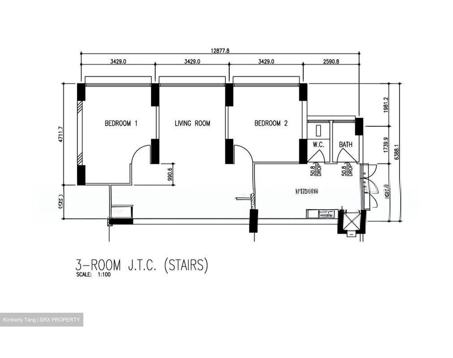 Blk 36 Teban Gardens Road (Jurong East), HDB 3 Rooms #592393711